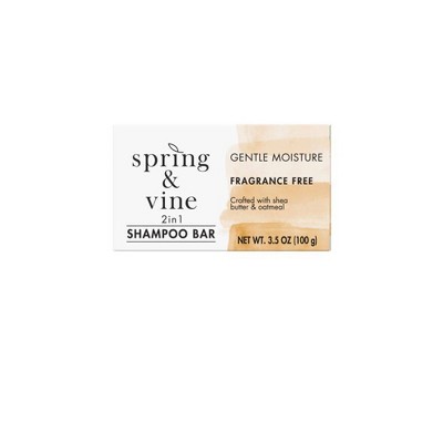 Spring & Vine Moisturizing Oatmeal Shampoo Bar - 3.5oz