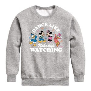 Boys' - Disney - Mickey & Friends Graphic Long Sleeve Fleece Sweatshirt - 1 of 4