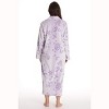 Just Love Plush Zipper Lounger Robe - Solid Color Bathrobe for Women with Comfortable Zipper Closure - 3 of 3