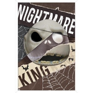 Trends International The Nightmare Before Christmas - Distorted Jack Framed Wall Poster Prints - 1 of 4