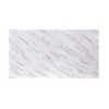 51" Zander Coffee Table White Printed Faux Marble/Mirrored Silver Finish - Acme Furniture: Stainless Steel Trestle Base, Rectangle Shape - 3 of 4