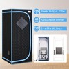 LOVMOR Portable Gothic Roof Plus Type Full Size Steam Sauna tent with Foldable Chair, Remote Control, Spa, Therapy & Relaxation at home - 4 of 4