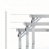 VisioGear Small Outdoor Folding Table with 3 Adjustable Heights, Portable Outdoor Folding Table for Travel, Beige&Silver Gray, 47.24"*23.62"*29.13" - 4 of 4