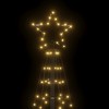 LED Christmas Tree with Spikes 220 LEDs Warm White 70.9" - 4 of 4