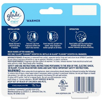 White Adjustable Scented Oil Air Freshener Warmer, 2-Pack