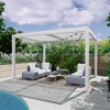 Kozyard Outdoor Aluminum Louvered Pergola – Rainproof Gazebo with Adjustable Roof, Perfect Sun Shade for Patio, Garden, or Backyard - 2 of 4