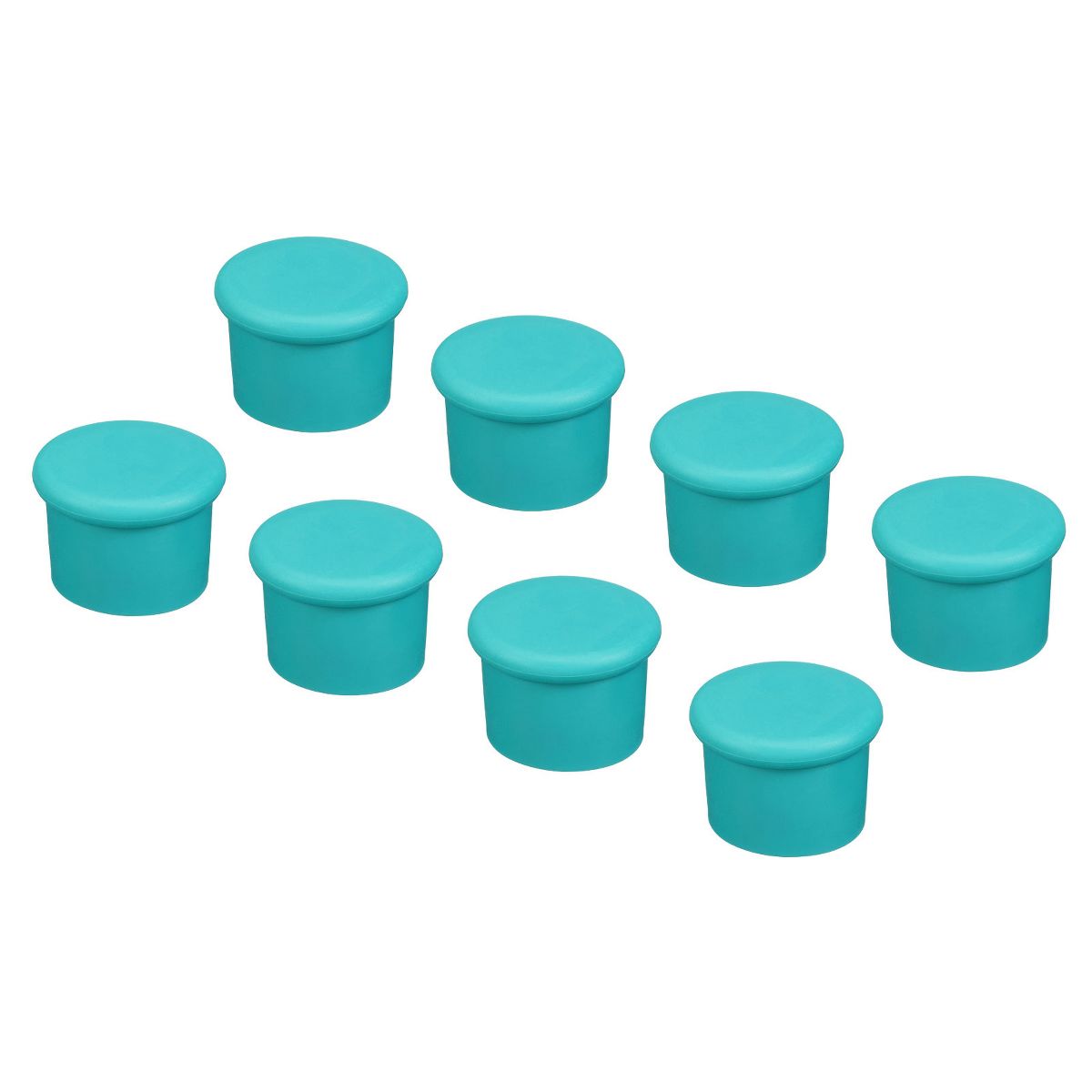 Unique Bargains Silicone Unbreakable Reusable Beverage Wine Stoppers 8 Pcs