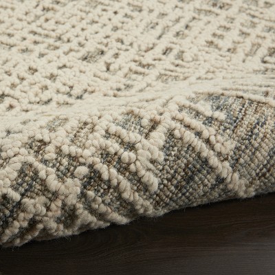 Vail Ivory and Earth Tone Hand-Tufted Wool Area Rug