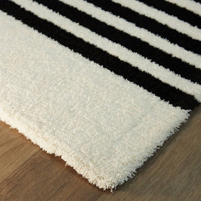 Anscombe Contemporary Stripe Rug White - Balta Rugs, 4 of 6