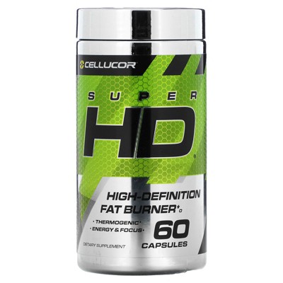 Photo 1 of 1 Cellucor Super HD, High-Definition Fat Burner, 60 Capsules