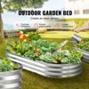VEVOR Raised Garden Bed, 6 x 3 x 0.9 ft Galvanized Metal Planter Box with Open Base, for Growing Flowers/Vegetables/Herbs in Backyard/Garden, Silver - 3 of 4