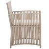 vidaXL Patio Armchairs with Cushions 2 pcs Beige Poly Rattan - 4 of 4