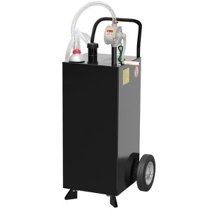 Fuel Caddy, Fuel Transfer Tank with Pump, Gas Storage Tank, Gasoline Diesel Fuel Container for Cars, Lawn Mowers, ATVs, Boats - 1 of 4