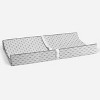 Bacati - Mustache Quilted Muslin Changing Pad Cover Gray - 4 of 4