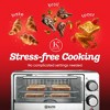 Kitchen Elite 4-Slice Compact Countertop Toaster Oven Stainless Steel Tray Black - 4 of 4