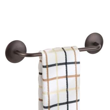 mDesign Small Hand Towel Storage Bar, Strong Self Adhesive