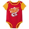 NFL Kansas City Chiefs Infant Boys' 3pk Bodysuit - image 4 of 4