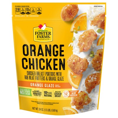 Foster Farms Frozen Orange Breaded Chicken - 24oz