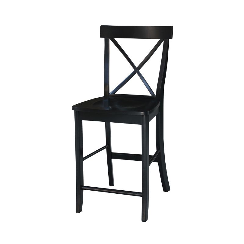 24" Martha X Back Counter Height Barstool - International Concepts, 1 of 11