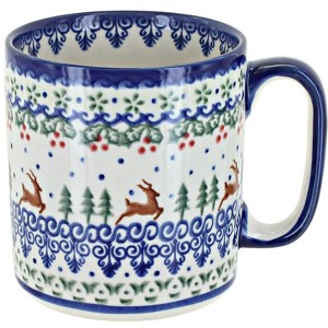 Blue Rose Polish Pottery Vena Mug - 1 of 2