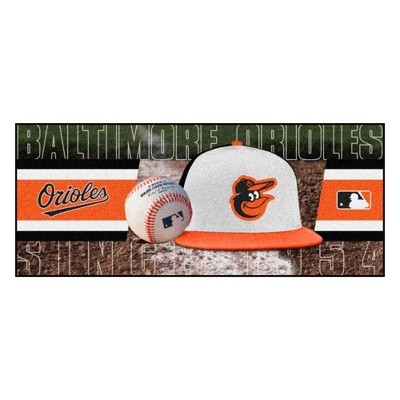 MLB Baltimore Orioles 30"x72" Runner Rug - White