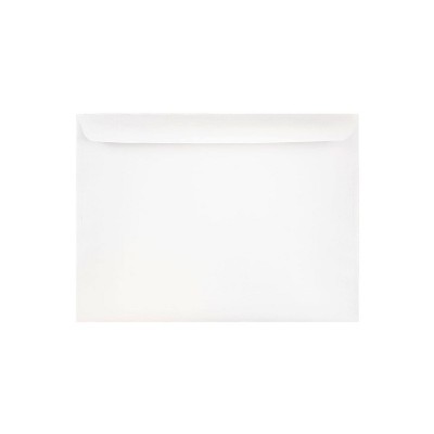 JAM Paper 9 x 12 Booklet Commercial Envelopes White 50/Pack (13751H)