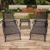 Outdoor Chaise Lounges, Aluminium Lounge Chair, Lounge Chair Chaise With 3 Backrest Positions, Lounge Chair Pool-Cuddlewood - 2 of 4