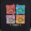Women's - Teenage Mutant Ninja Turtles - Character Grid Lightweight French Terry Wide Neck Long Sleeve Shirt - 2 of 4