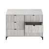 Galano Zaffy 6 Drawer Dresser (Interlock) - Dusty Grey Oak - 3 of 4