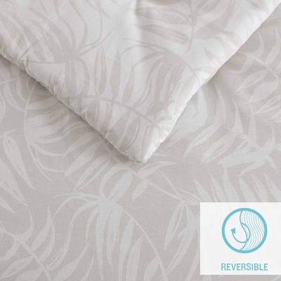 Tommy Bahama 8pc Queen Art of Palms Bedding Set Light Gray — фото 7