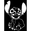 Boy's Lilo & Stitch Black and White Stitch Pull Over Hoodie - 2 of 4