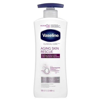 Vaseline Clinical Care Aging Skin Rescue Hand and Body Lotion - 13.5oz