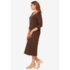 Jessica London Women's Plus Size Knit T-Shirt Dress - 4 of 4