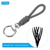 Unique Bargains Braided Wrist ID Cards Keychain Wallets Badge Lanyard with Hook 2 Pcs - 3 of 4
