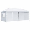 10x20 FT Heavy-Duty Pop-Up Canopy Tent with Sidewalls, UV Protection, Adjustable Height, Portable Wheeled Bag, for Outdoor Events-Coolbibila - 2 of 4