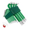 Powerbuilt 13 Piece Long Arm Tamper-Proof Magnetic Torx Key Wrench Set - 2 of 3