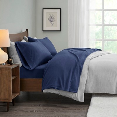 Elegant Solid Micro Fleece Sheet Set, All Season Bedding Sets, Cozy Home Textile fits Lux Bedroom Decor,Valentine's Day Gifts