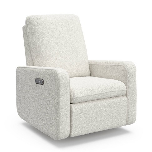 Graco Teddi Power Recliner Swivel Glider Ivory Boucle Target