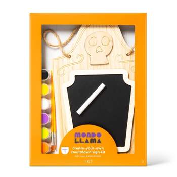 Halloween Wood Countdown Sign Kit - Mondo Llama™