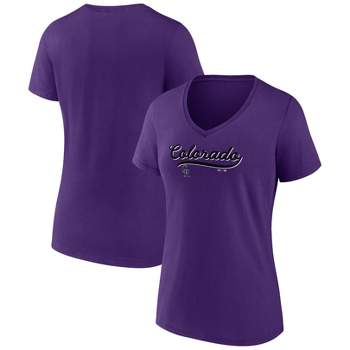 MLB Colorado Rockies Women's V-Neck Core T-Shirt