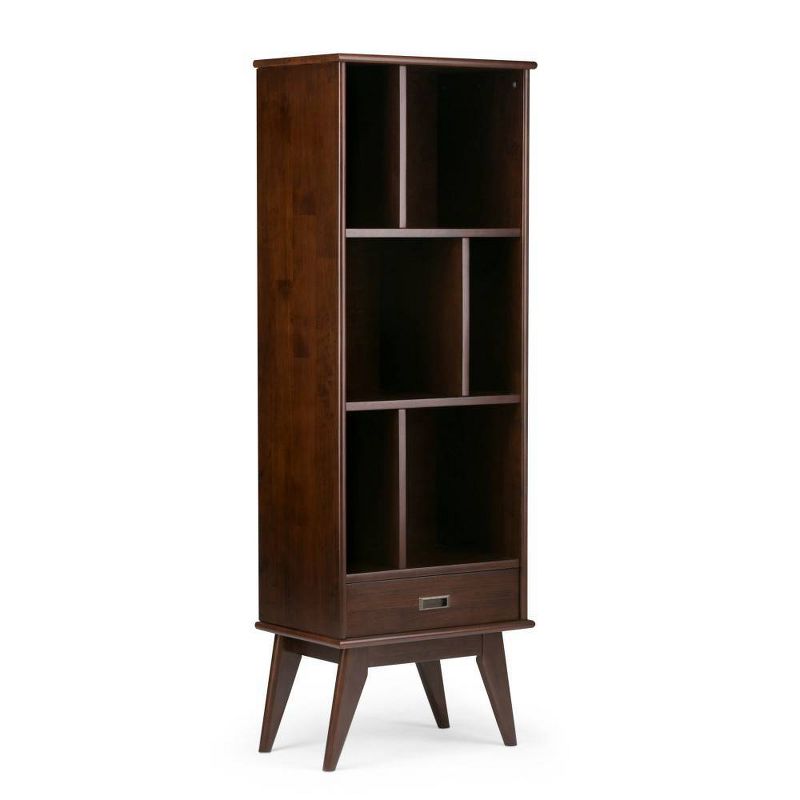 Tierney Solid Hardwood Mid Century Bookcase and Storage Unit  - WyndenHall, 1 of 12