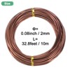 Unique Bargains Aluminum Gardening Branch Bonsai Training Wire 1 Roll - 3 of 4