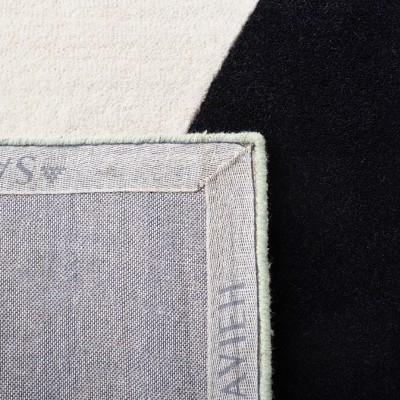 Rodeo Drive Black and Green Hand-Tufted Wool Area Rug