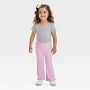 Grayson Mini Toddler Girls' Pull-On Knit Pocket Jogger Pants - Pink - image 3 of 3