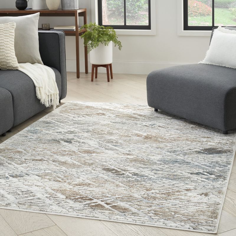 Nourison Glam Modern Abstract Indoor Area Rug, 2 of 10
