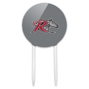 Rider University Secondary Logo Acrylic Cake Topper Party Decoration for Wedding Anniversary Birthday Graduation - 1 of 4