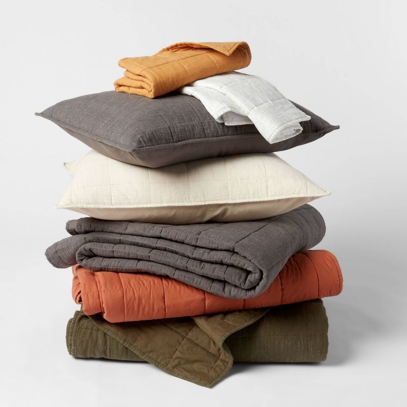 Space Dyed Cotton Linen Quilt Collection - Threshold™