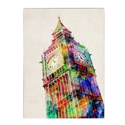 24" x 32" Big Ben by Michael Tompsett - Trademark Fine Art