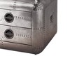 26" Brancaster Accent Table Aluminum - Acme Furniture: Riveted Aircraft Style, No Assembly - 3 of 4
