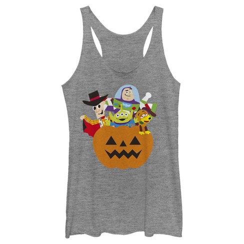 Women's Toy Story Halloween Toy Treats Racerback Tank Top - image 1 of 4